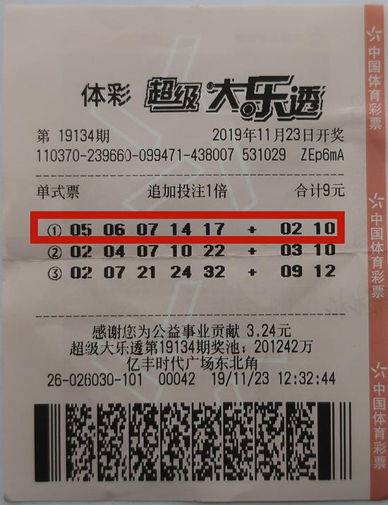 大乐透19107期开奖结果揭晓