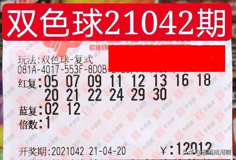 揭秘双色球，解读21042期开奖结果